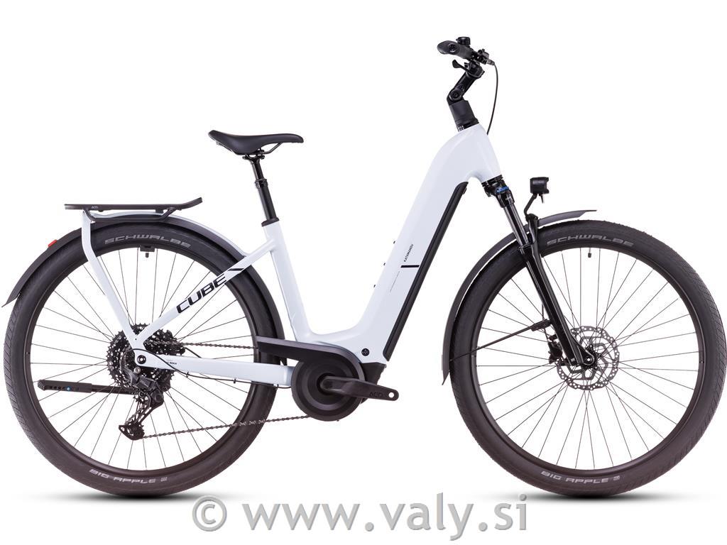 Cube električno kolo Kathmandu Hybrid ONE 800 EasyEntry bela