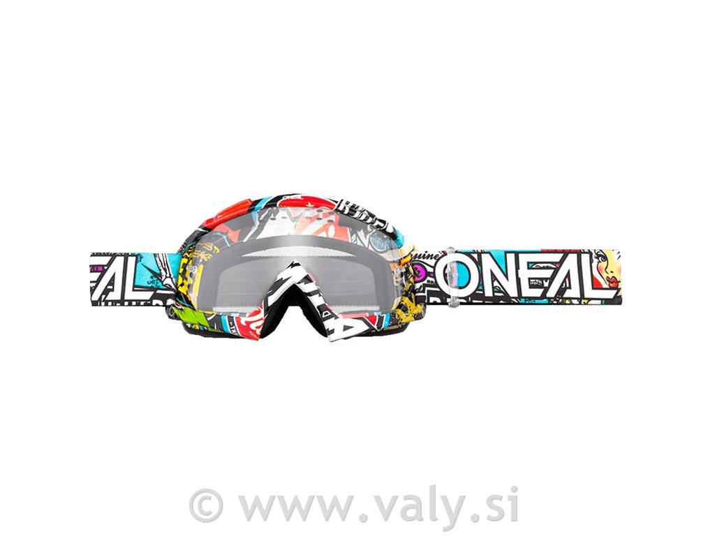 O`Neal goggle očala B-10 CRANK multi clear steklo