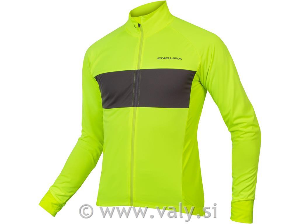 Endura moška jakna FS260-Pro Jetstream L/S Jersey II rumena