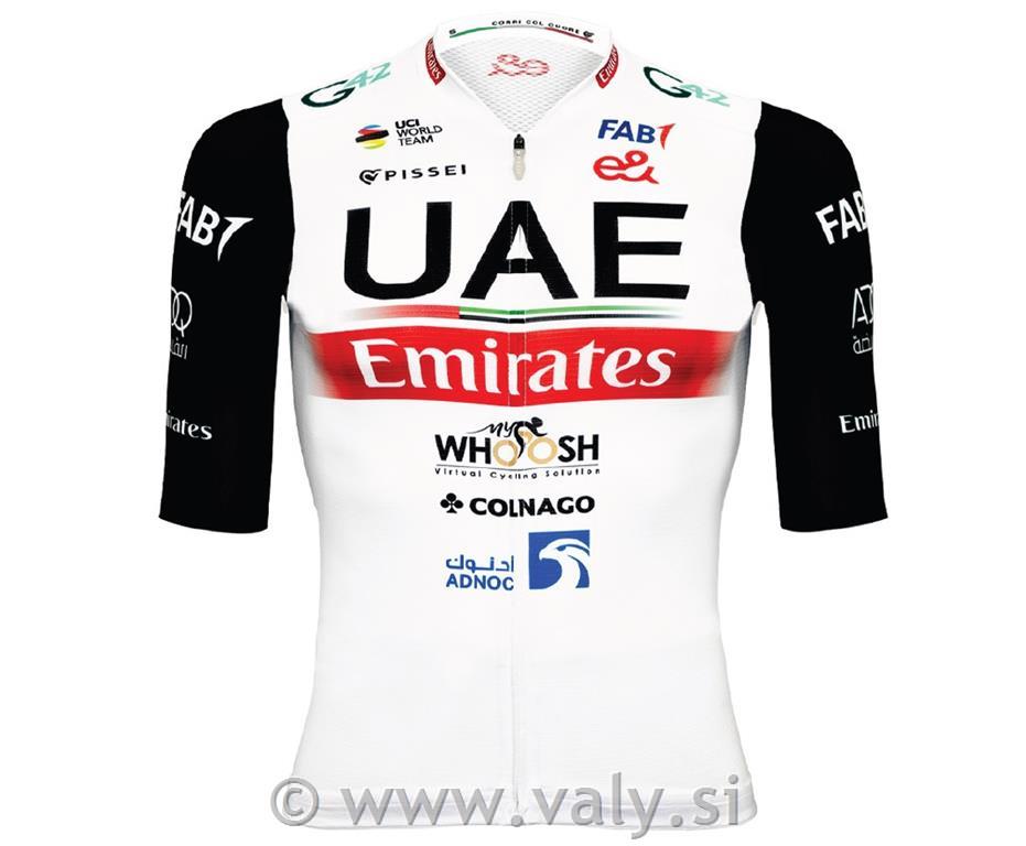 Pissei kolesarska majica UAE official 2023