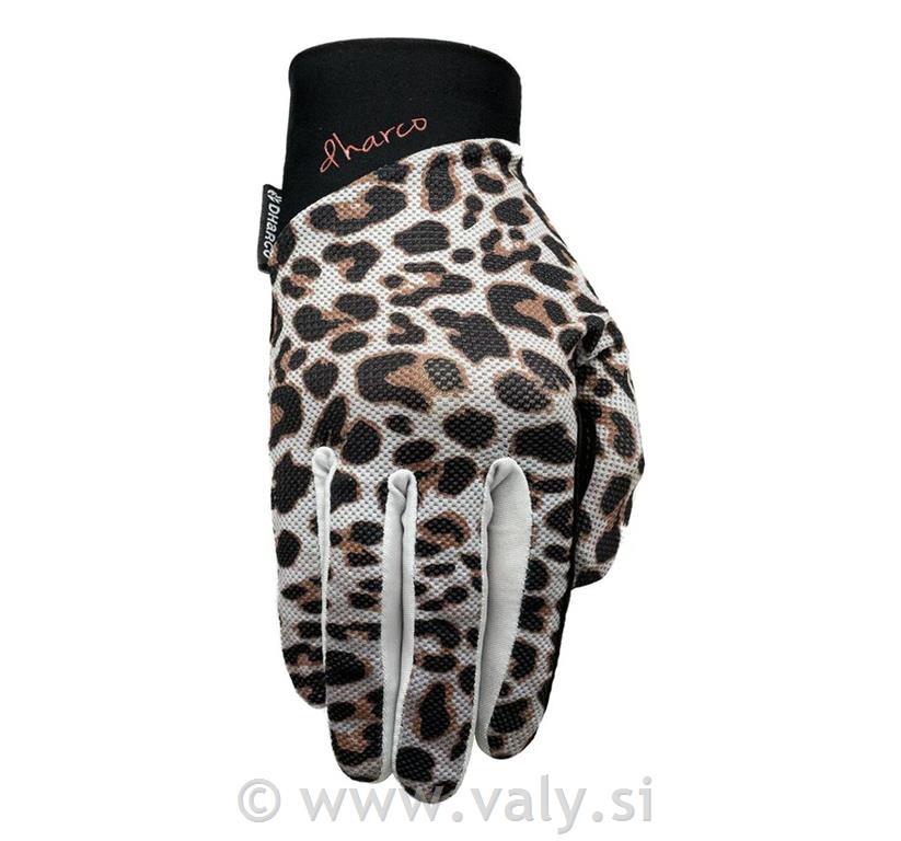 DHaRCO kolesarske rokavice Womens Gloves Leopard