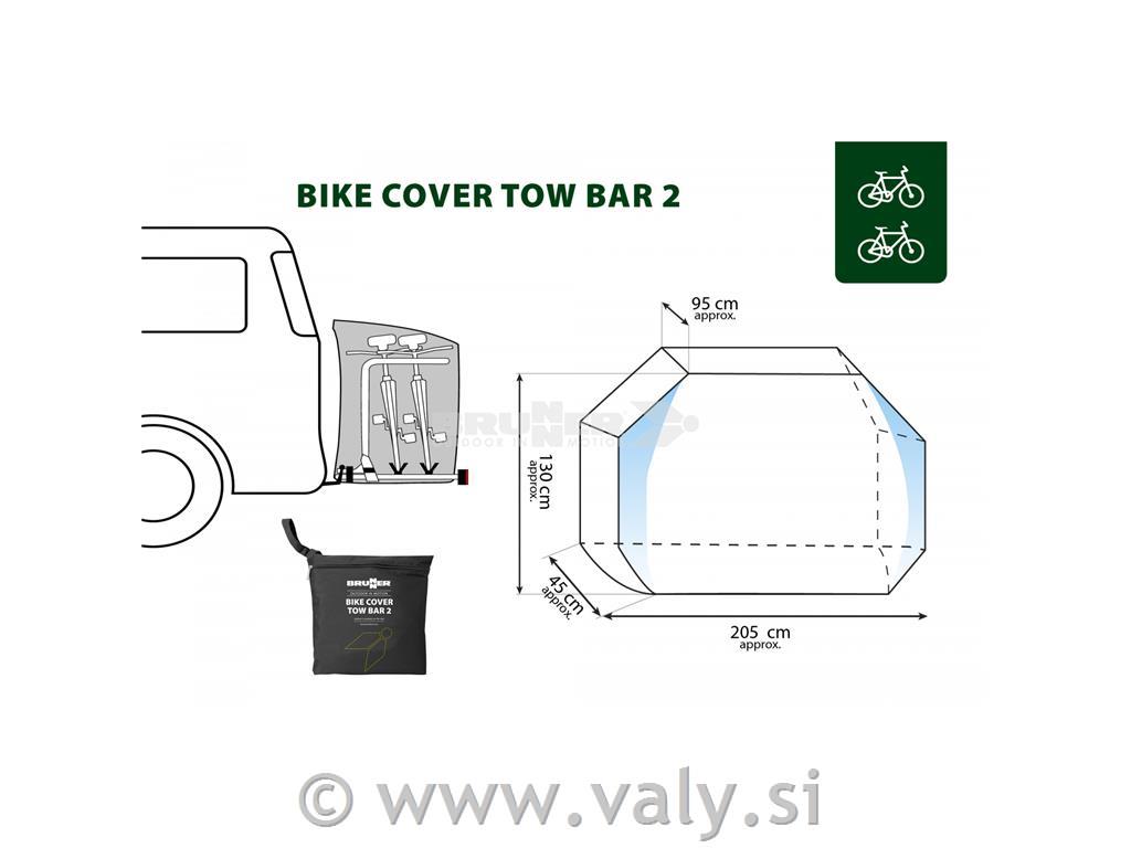 Brunner pokrivalo za kolesa Bike Cover TB2 za 1-2 kolesi