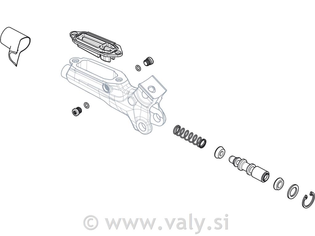 Sram servisni set za ročico Sram GUIDE R/RE/DB5/CODE R