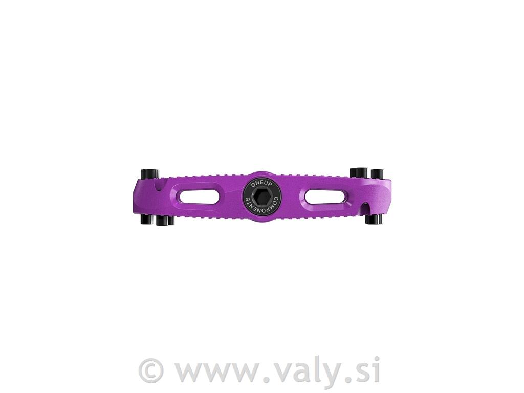 OneUp flat pedala Small Composite vijolična