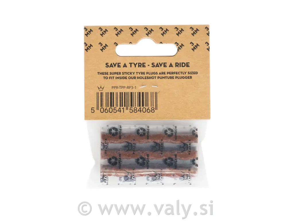 Peaty`s črvi Tubeless Puncture Plugger Refill Pack 3 mm