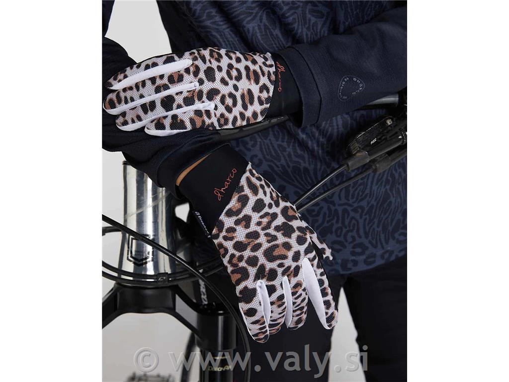 DHaRCO kolesarske rokavice Womens Gloves Leopard