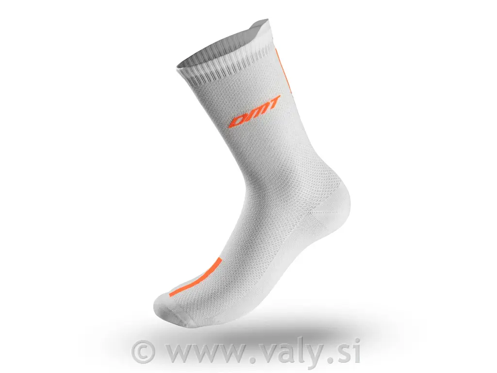 DMT nogavice Classic Race Sock bela