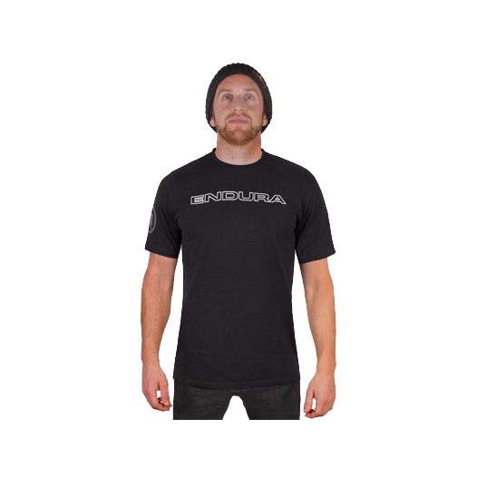 Endura kratka T-shirt majica One Clan Carbon črna