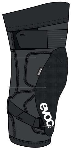 Evoc ščitniki za koleno Knee Protector LS Flex Enduro