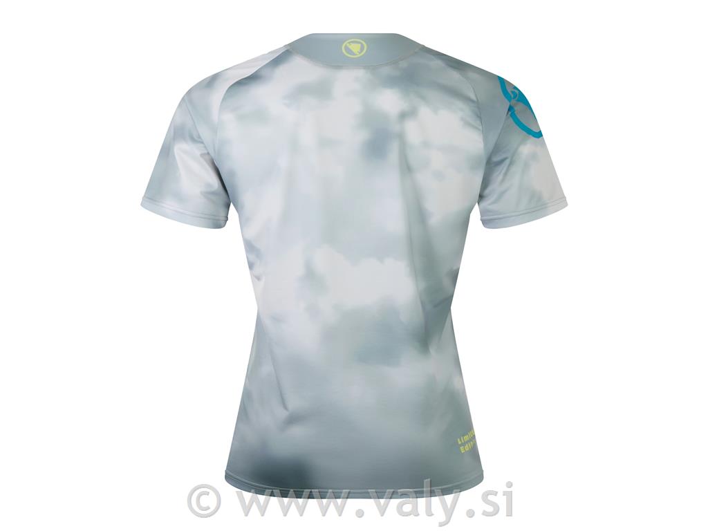 Endura majica Cloud Tee LTD siva - modra