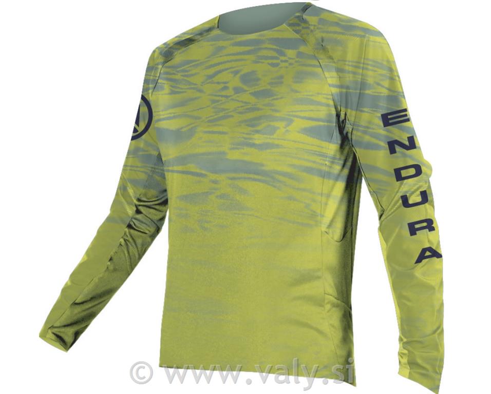 Endura majica LTD Printed L/S Tee limeta zelena