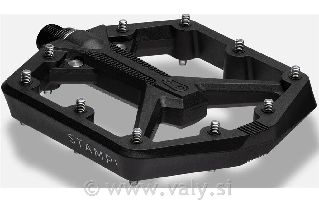 Crank Brothers flat pedala Stamp 1 small&large GEN 2 črna