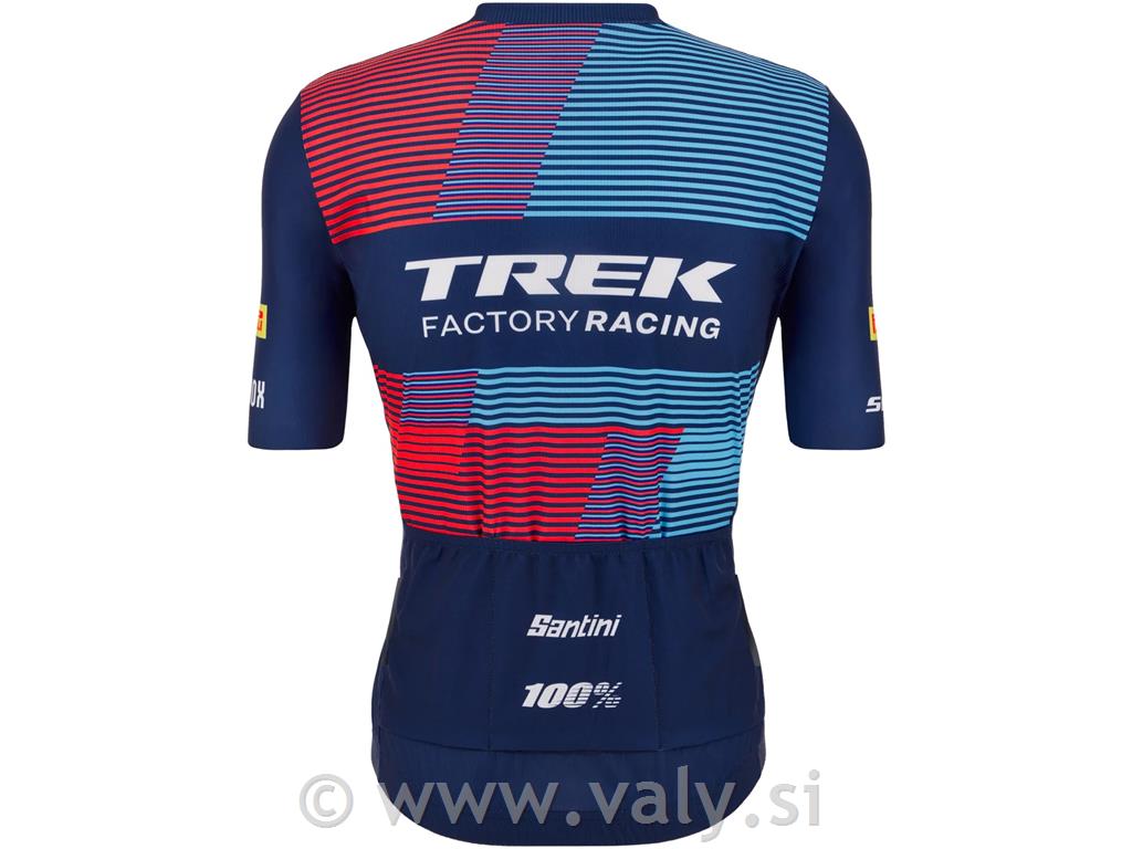 Santini kolesarska majica Trek Factory Racing Replica 2023